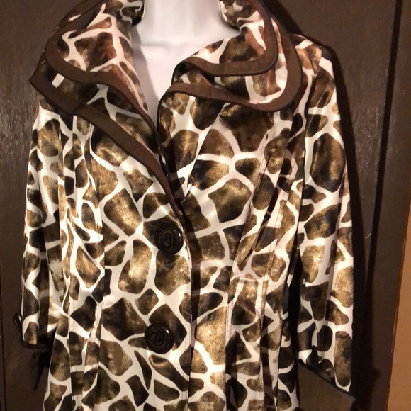 FLEUR DE PARIS NEW ORLEANS ANIMAL PRINT LONG LENGTH DRESS/JACKET (?) - Picture 2 of 9